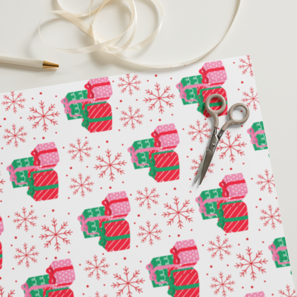 Holiday Wrapping Paper Sheets | Festive Christmas Gift Wrap | PrettyWrapsCo