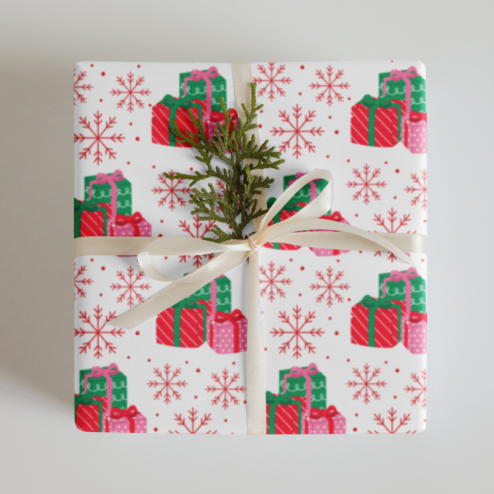 Holiday Wrapping Paper Sheets | Festive Christmas Gift Wrap | PrettyWrapsCo