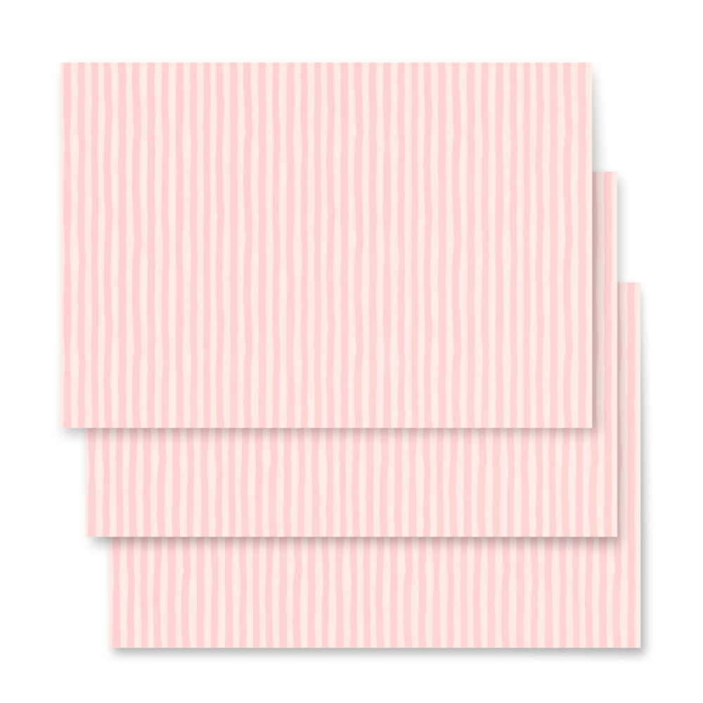 Pink Stripe Wrapping Paper
