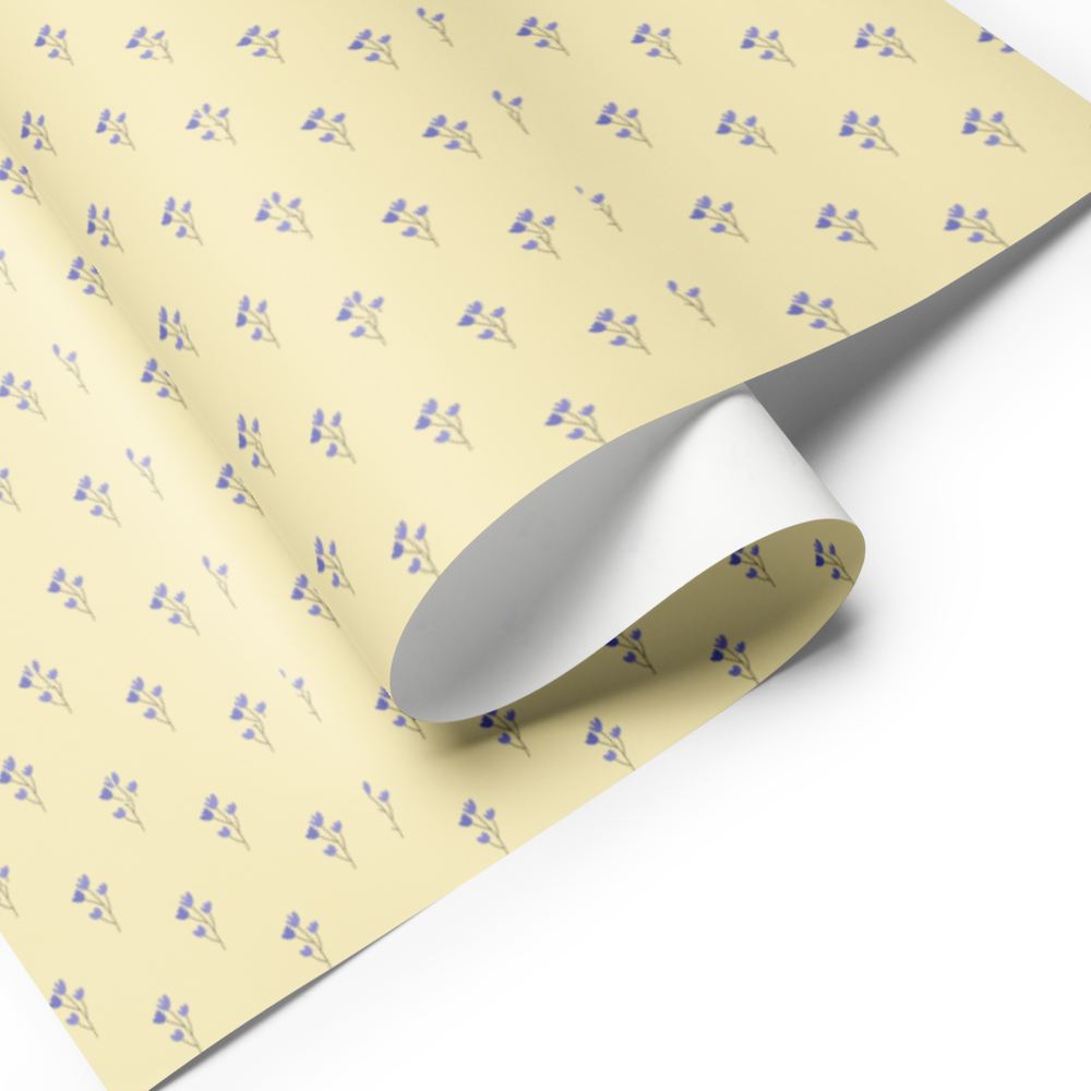 Butter Yellow Wrapping Paper Sheets | Spring Gift Wrap | PrettyWrapsCo