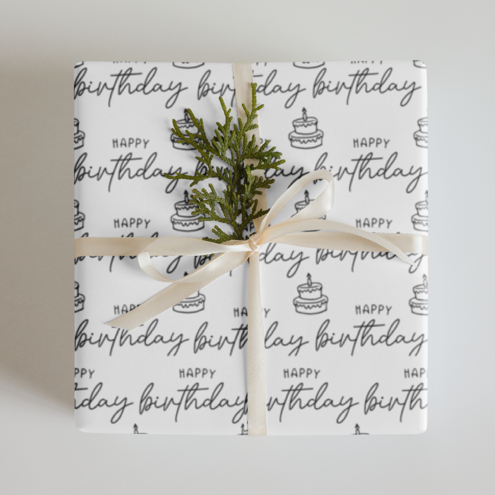 Birthday Wrapping Paper Sheets | Premium Gift Wrap | PrettyWrapsCo