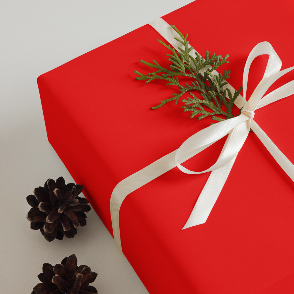 Red Wrapping Sheets | Classic Gift Wrap | PrettyWrapsCo