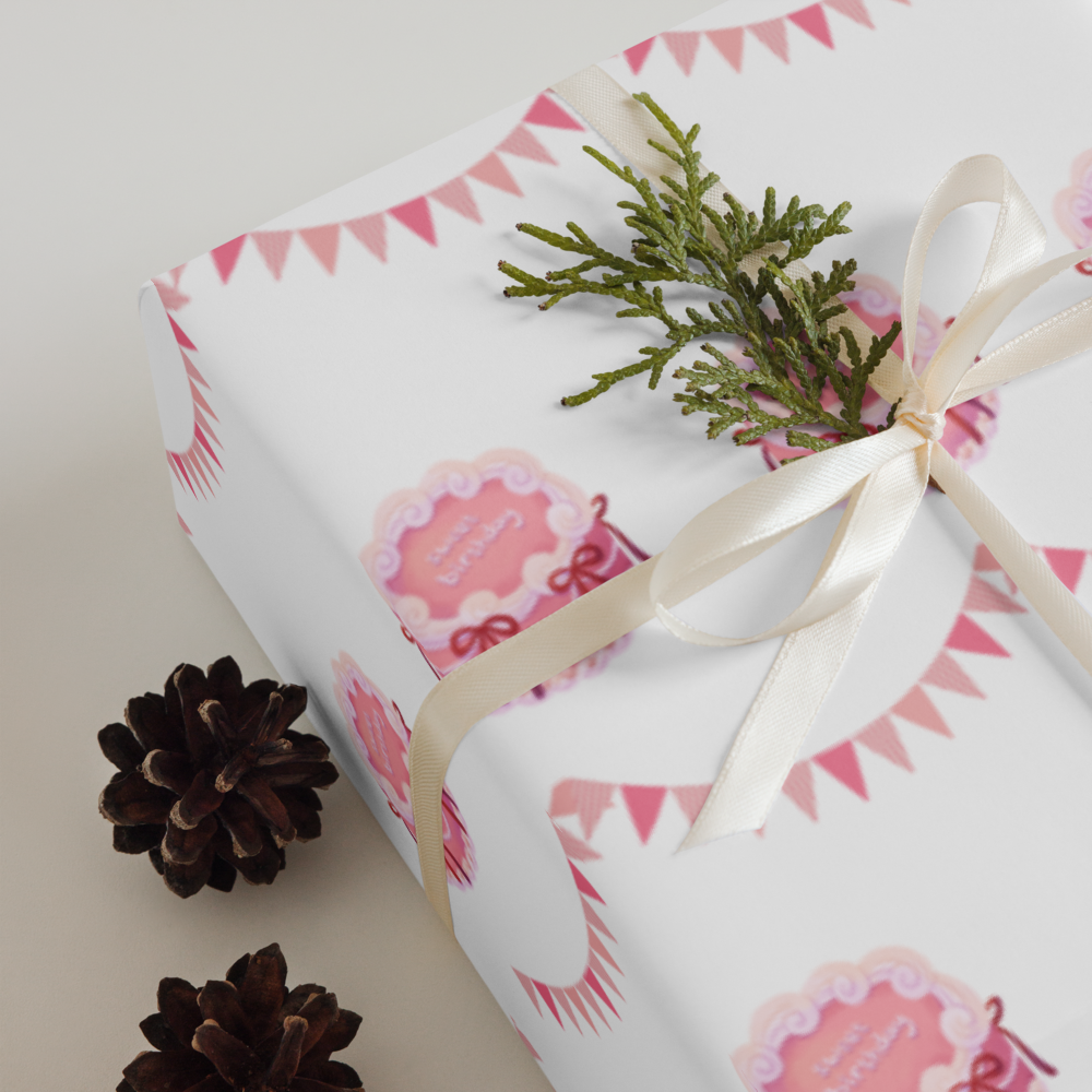 Sweet Celebration Wrapping Sheets | PrettyWrapsCo