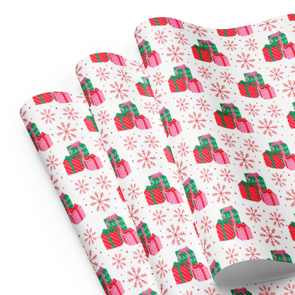 Holiday Wrapping Paper Sheets | Festive Christmas Gift Wrap | PrettyWrapsCo