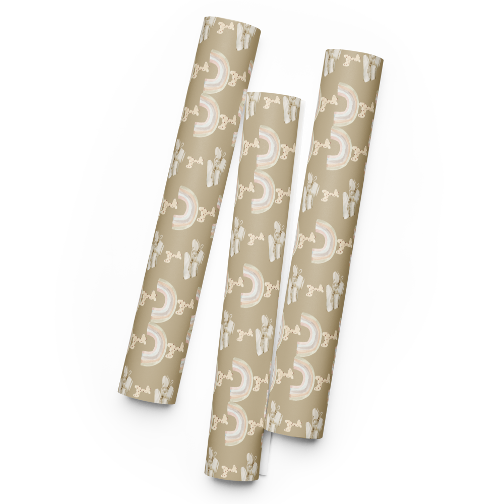 Neutral Gender Kids Wrapping Paper | PrettyWrapsCo