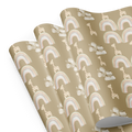 Neutral Gender Kids Wrapping Paper- white matte 28.75x19.75inches| PrettyWrapsCo