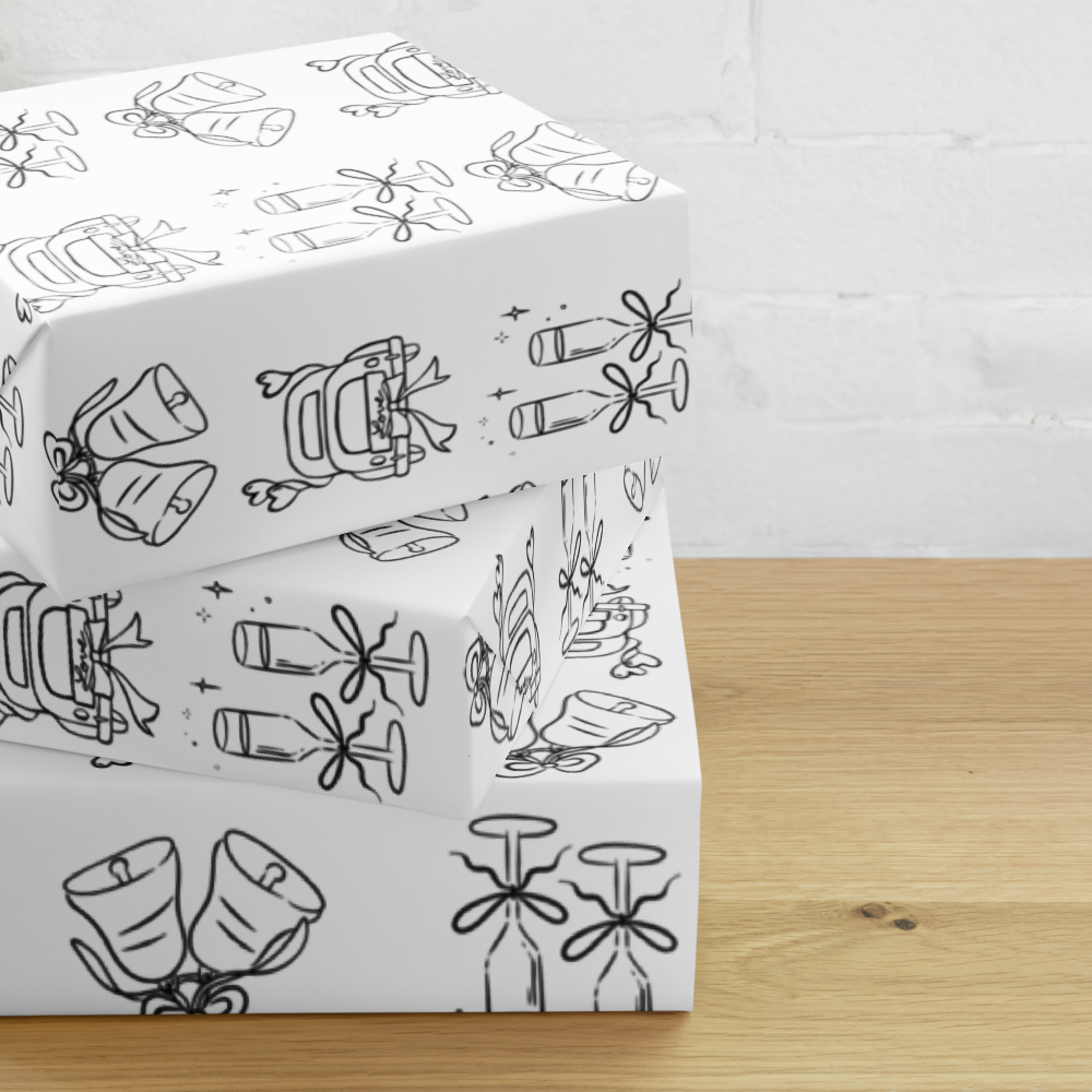 Wedding Wrapping Paper | PrettyWrapsCo