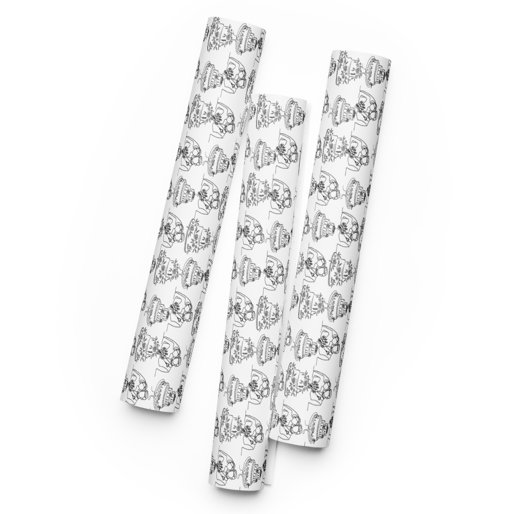 Bridal Wrapping Paper Sheets | Wedding Gift Wrap | PrettyWrapsCo