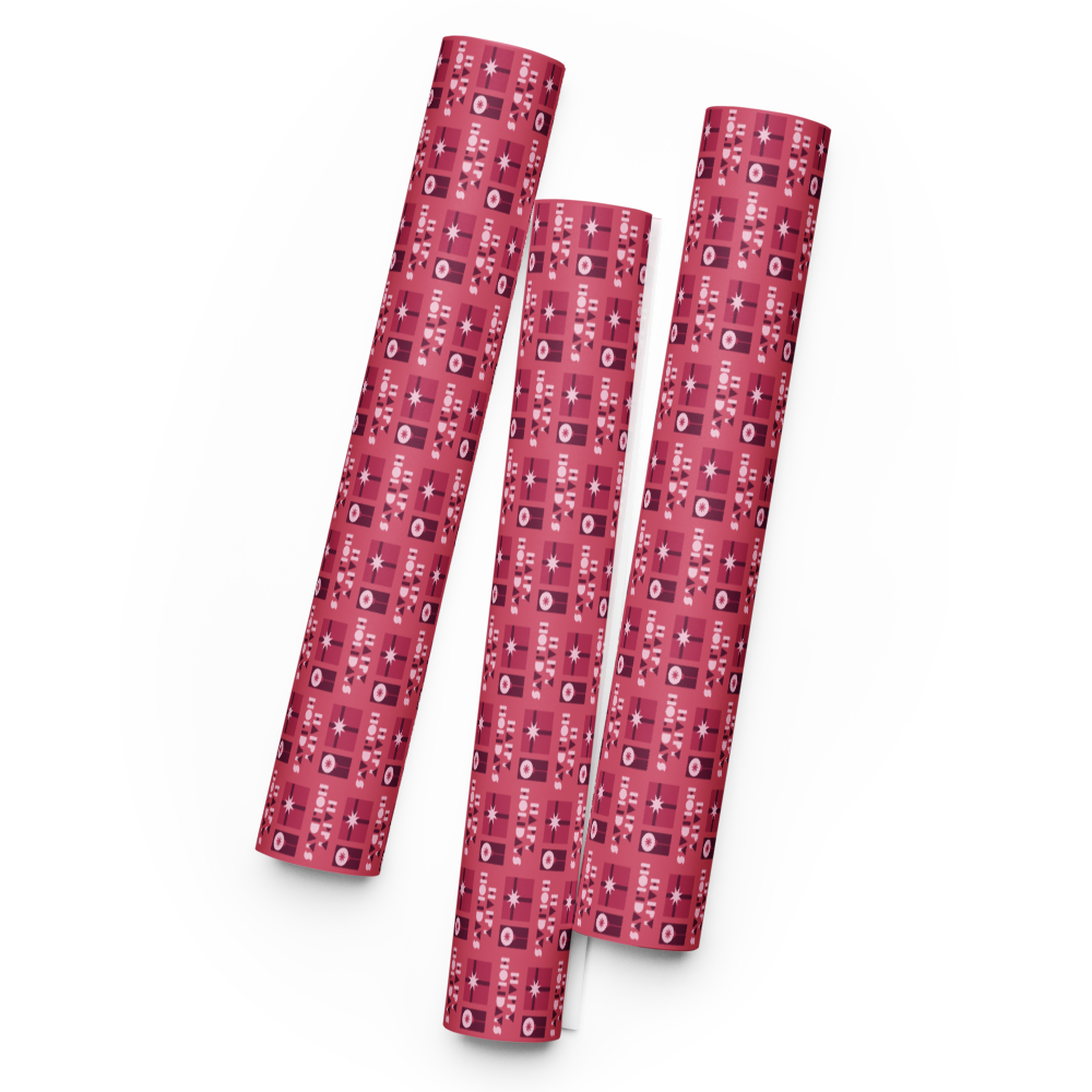 Happy Holiday Wrapping Paper Sheets | Christmas Gift Wrap | PrettyWrapsCo