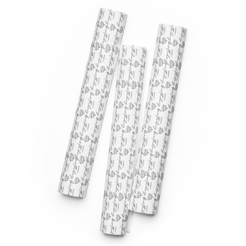 Birthday Wrapping Paper Sheets | Premium Gift Wrap | PrettyWrapsCo