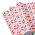 Holiday Bow Wrapping Paper Sheets | Christmas Gift Wrap | PrettyWrapsCo