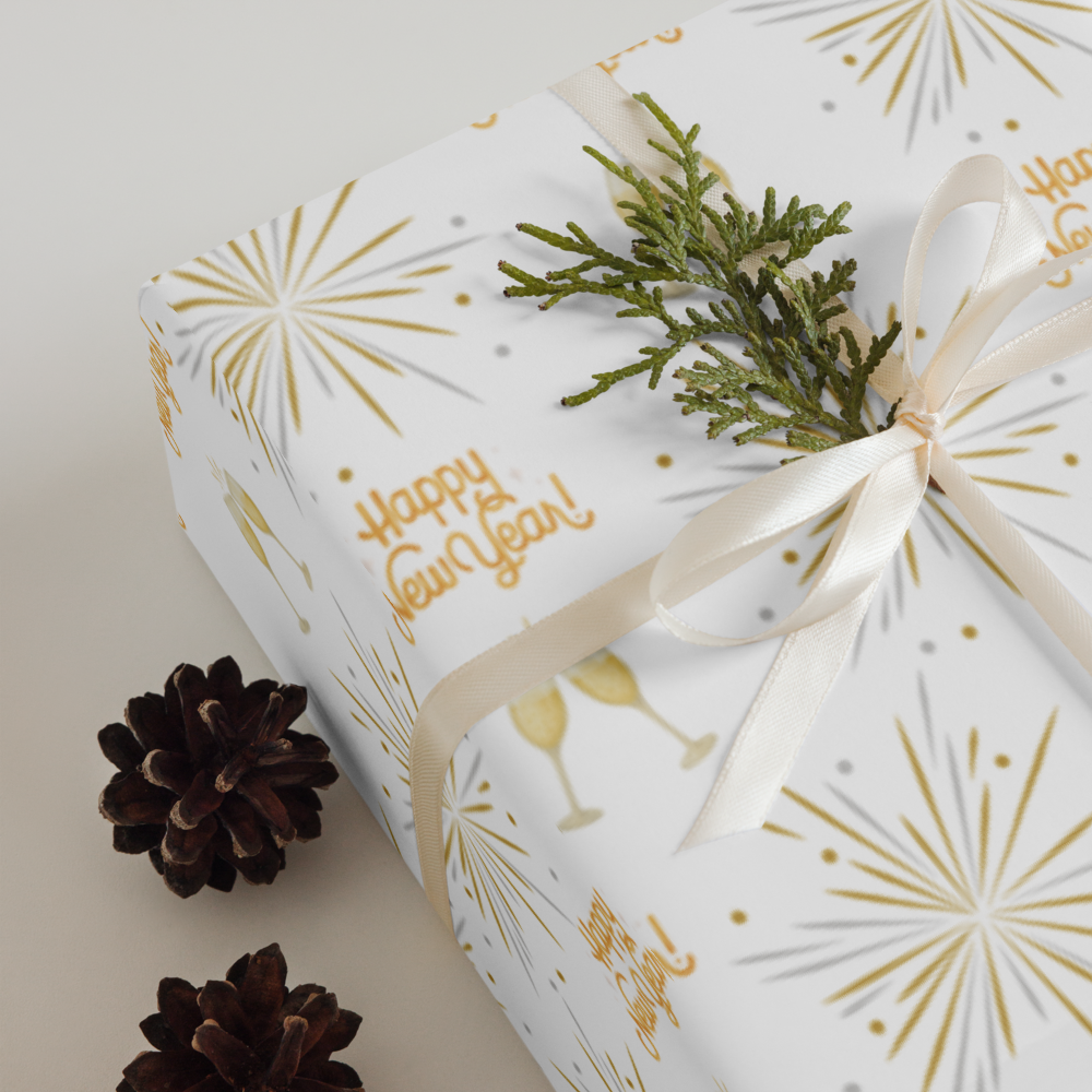 New Year Wrapping Sheets | PrettyWrapsCo