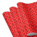 Heart Wrapping Paper Sheets | Valentine's & Love Gift Wrap | PrettyWrapsCo